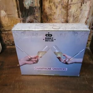 NEW bubble butler champagne shooters